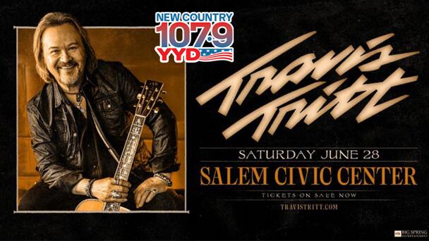 Last Chance to Win Tickets to TRAVIS TRITT at Salem Civic Center From New Country 107.9 YYD!