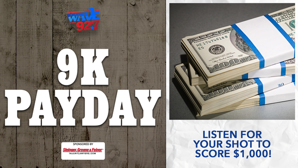 Listen To Win $1,000 With The 9k Payday!