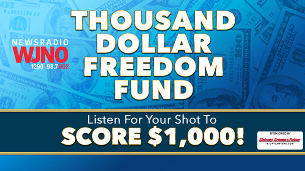 Listen To 1290 WJNO For Your Chance To Win $1,000!