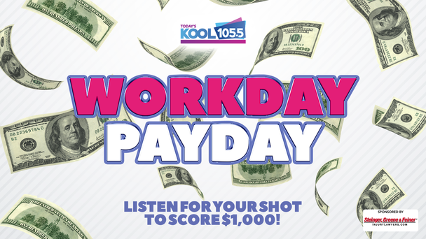 Listen To KOOL 105.5 For Your Chance To Win $1,000! 