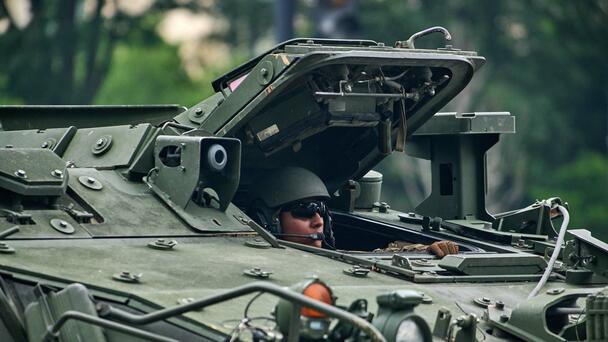 Military-Style Vehicle Spotted In Alleged Compton Immigration Raid