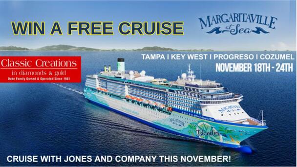 Win a Free Cruise aboard the Margaritaville at Sea Islander with WSRZ!