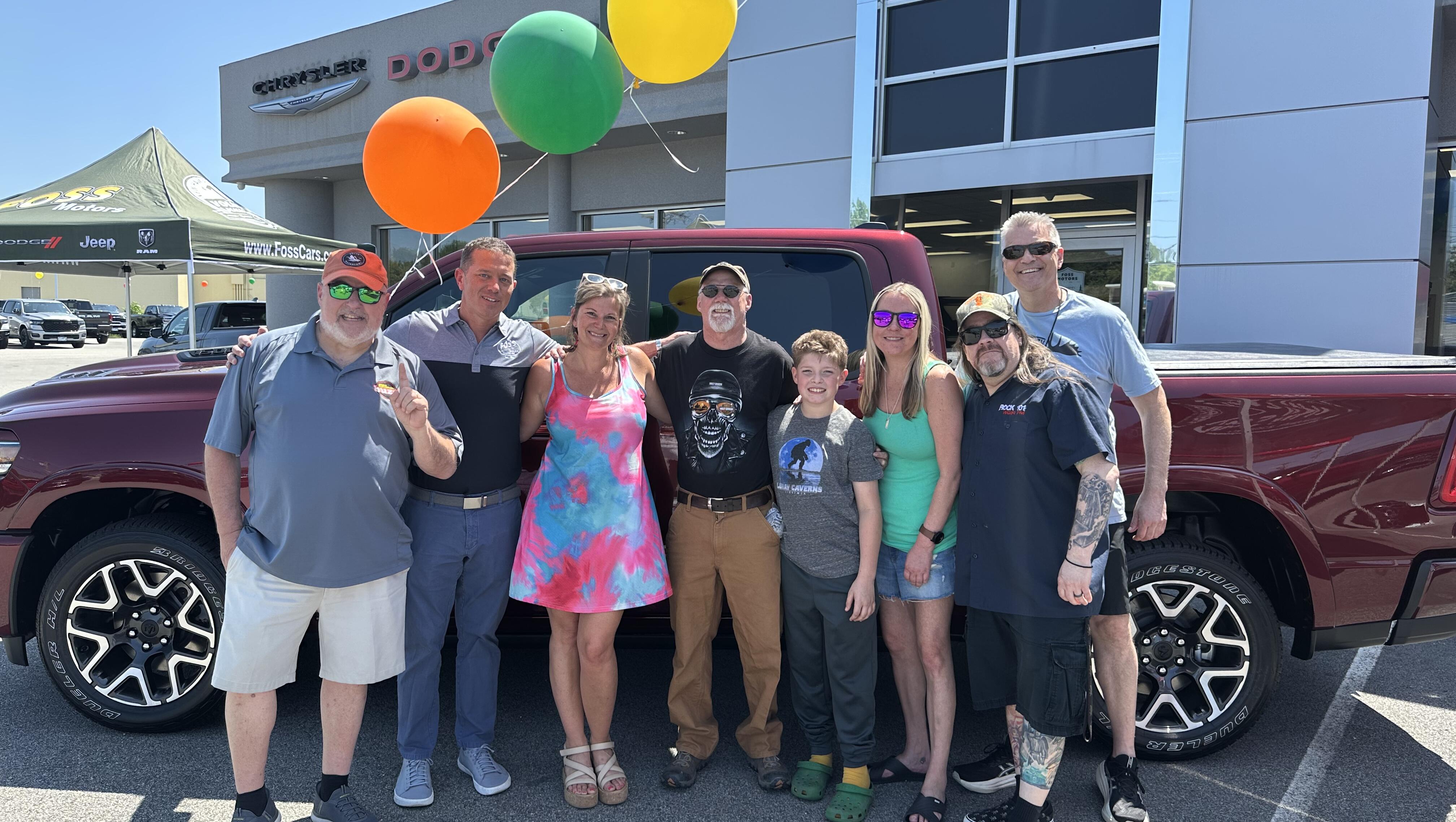 The Buzz Mother Trucking Giveaway WINNER - at Foss Motors!