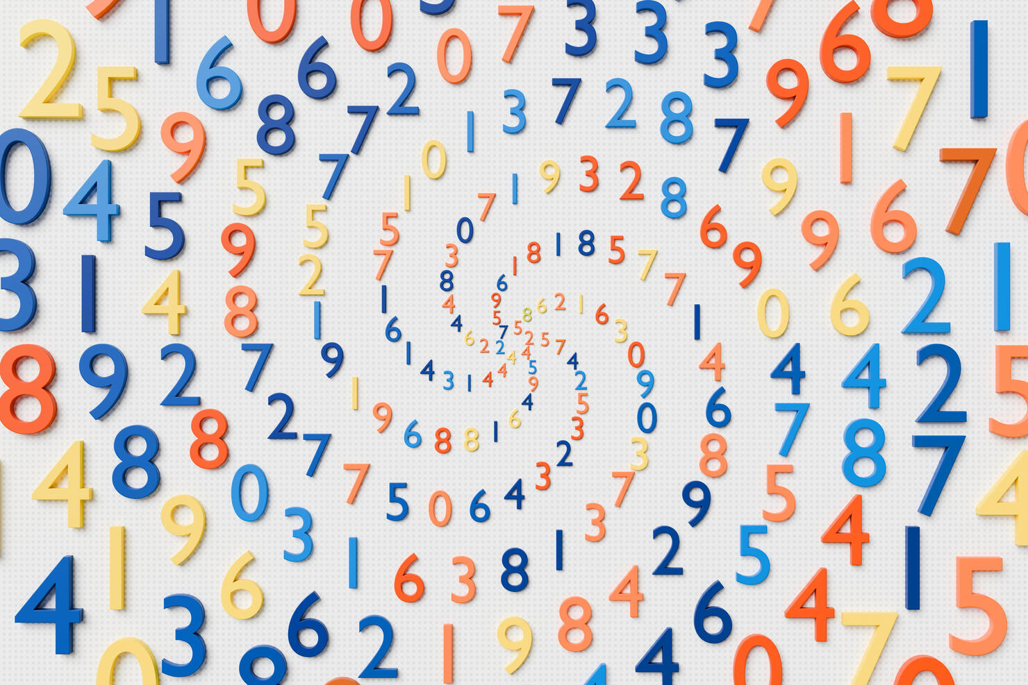 Spirals of numbers