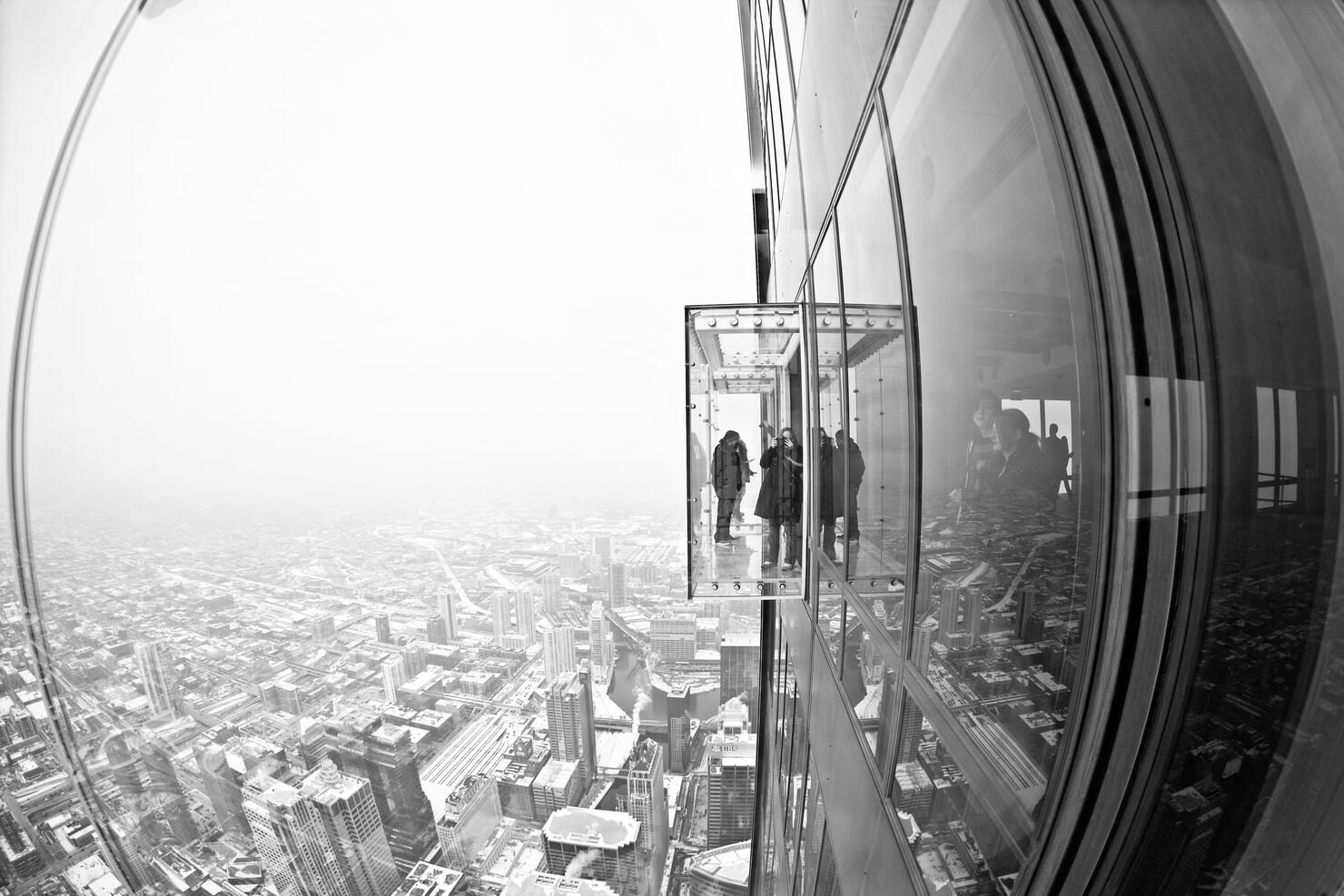 View from the Willis Tower Skydeck