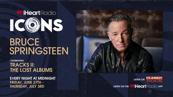 iHeartRadio ICONS w/ Bruce Springsteen, Tracks II: The Lost Albums Autographed Giveaway