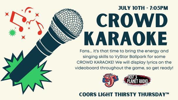 Jacksonville Jumbo Shrimp Baseball - July 10th- Coors Light Thirsty Thursday™