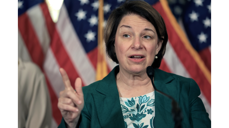 Democratic Senators Are Joined By Local Organizers To Speak Out Against Republican Budget Bill