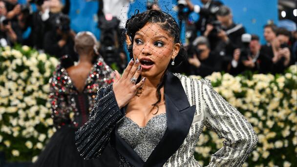 Halle Bailey Experiences Wardrobe Malfunction On Boat With Mystery Man