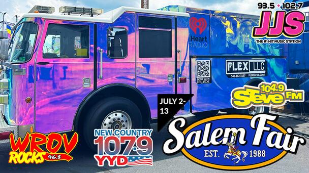 Join iHeartRadio Roanoke/ Lynchburg & the FLEX LLC Fire Truck at the SALEM FAIR, July 2 - 13!