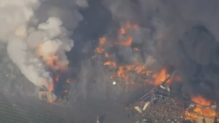 California Fireworks Warehouse Facility Went BOOM