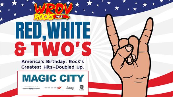 It's A Red, White & Two's July 4th Weekend on 96.3 ROV! Take Us Wherever You Go With Your FREE iHeartRadio App!