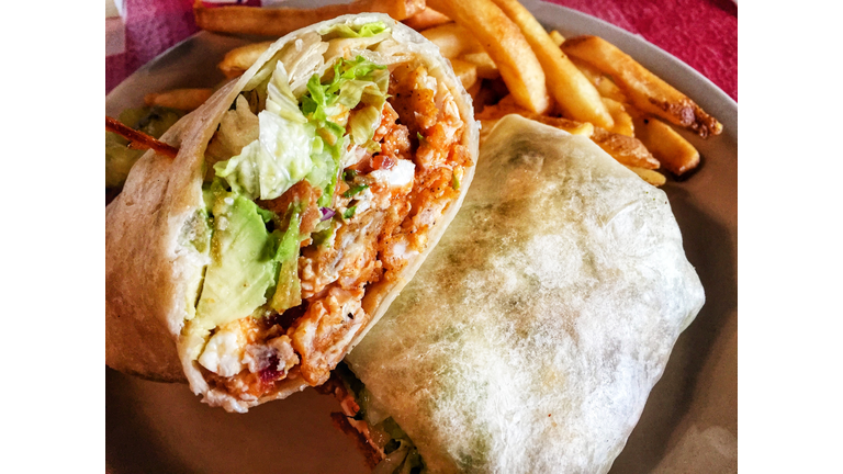 Buffalo Chicken Blue Cheese Wrap