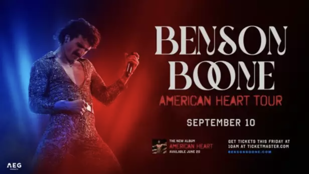 Win tickets to see Benson Boone in Atlanta!