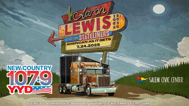 Last Chance to Win Tickets to AARON LEWIS at Salem Civic Center From New Country 107.9 YYD!