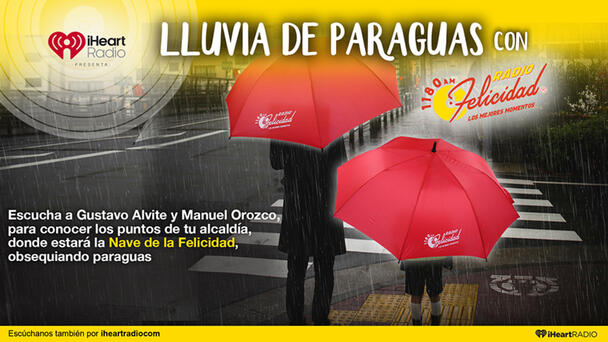 Lluvia de paraguas
