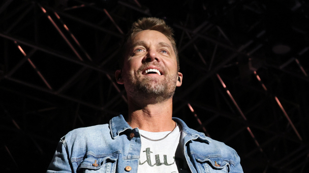 Watch: Brett Young Shares Sweet Moment On Stage With Wife, Daughters