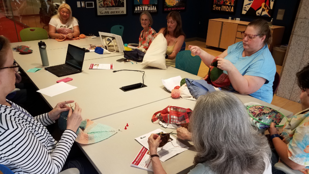 Copley Square Library Hosts Weekly News Discussion Knitting & Crochet Group