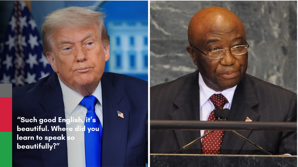 Trump Slammed For Praising Liberian President's 'Good English'