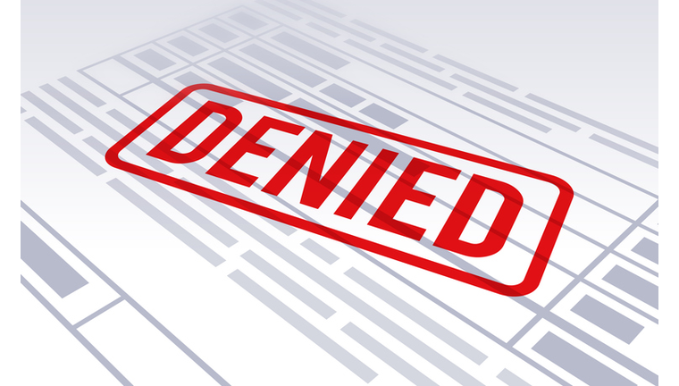 Denied Document Claim Form Stamp