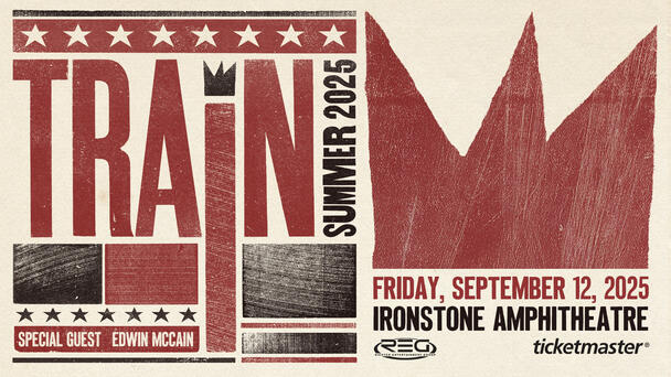 Listen To The Breeze To Win Tickets To See Train September 12th At Ironstone Amphitheatre!