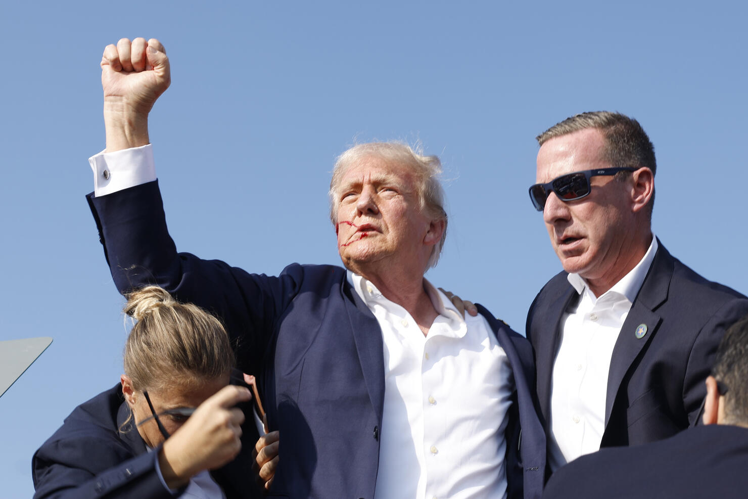 Donald Trump Injured During Shooting At Campaign Rally In Butler, PA