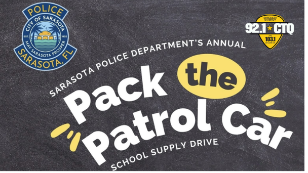 Join Maverick and Lulu and Pack the Patrol Car to Help Local Kids!