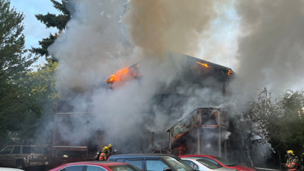 One Person Detained Following Apartment Fire