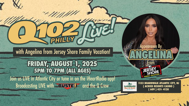 Q102 LIVE with Buster and  Angelina From Jersey Shore!