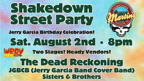 Win Tickets to the Martin's Downtown Shakedown Street Party, Aug. 2, From 96.3 ROV!