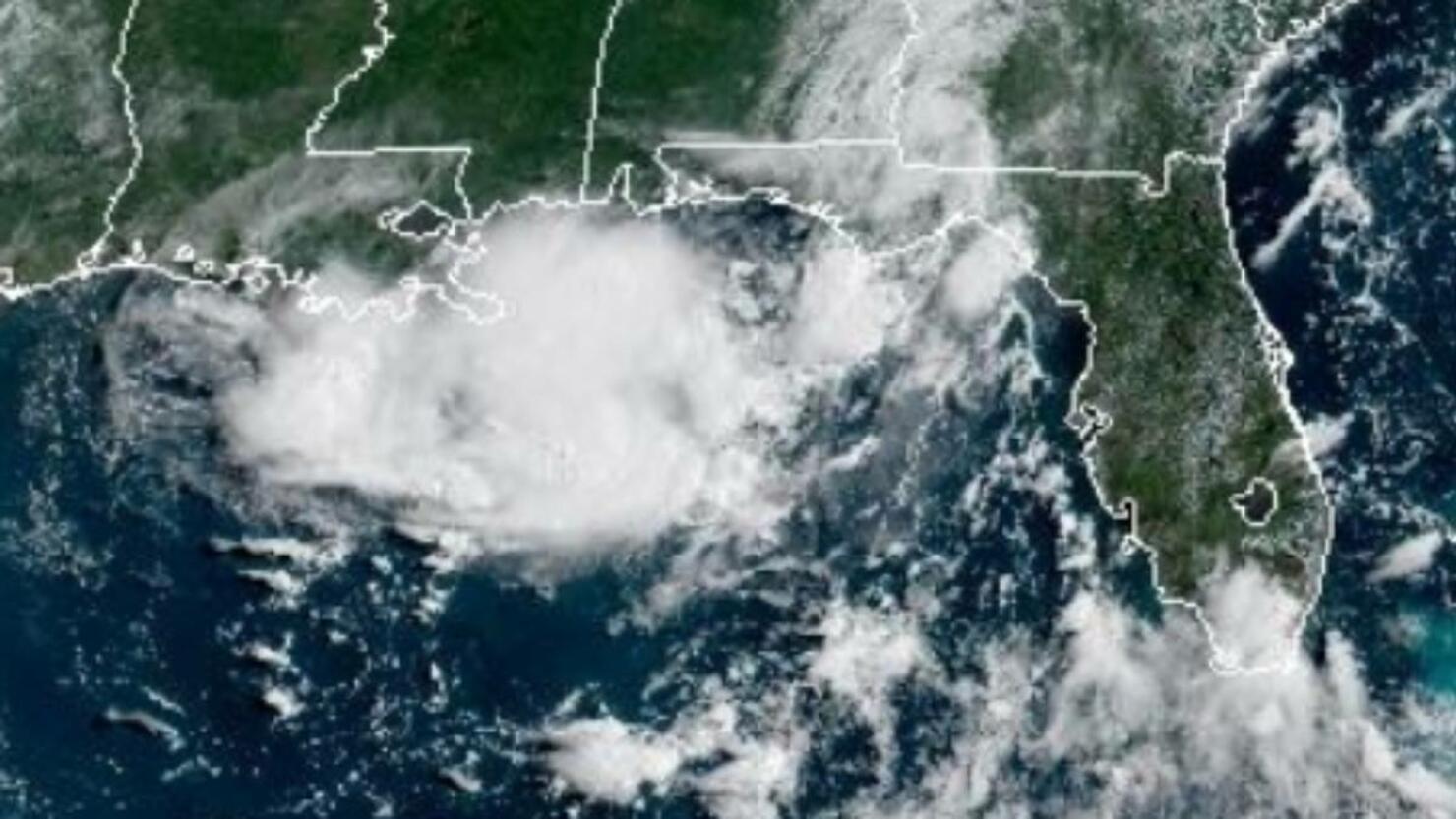Satellite imagary of the Gulf of America