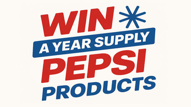 Want to win a year supply of Pepsi? Click for Details!