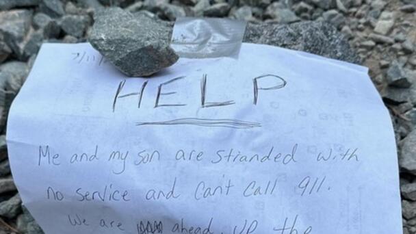 Rescuers Follow SOS Notes In Forest To Find Stranded Mom And Her Son, 9