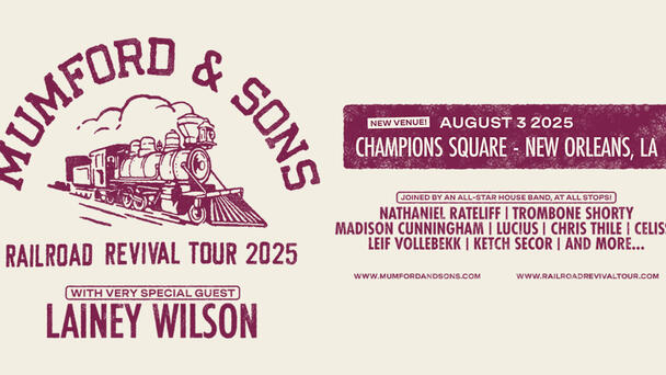 Lainey Wilson is the very special guest at the Mumford & Sons Concert! Win a pair of tickets to be there!