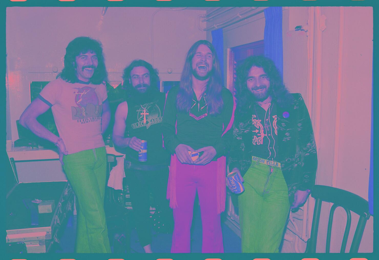 Black Sabbath Pre-Show Photo In 1973