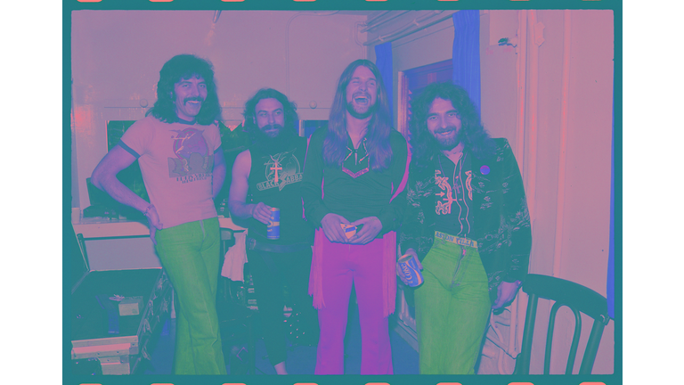 Black Sabbath Pre-Show Photo In 1973