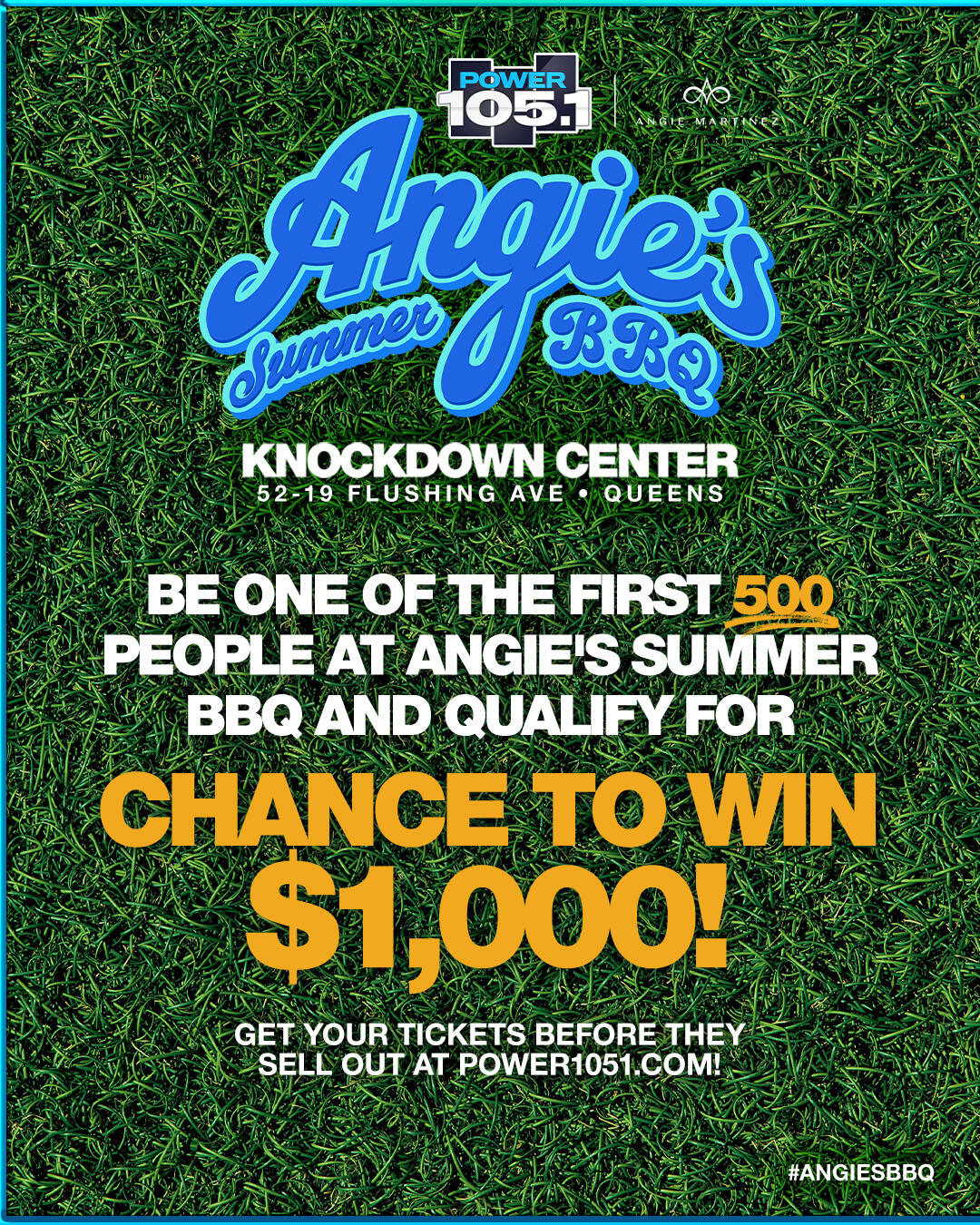 First 500 people that enter qualify for $1000