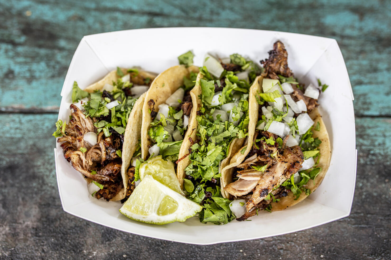 chicken tacos in plasticfree package