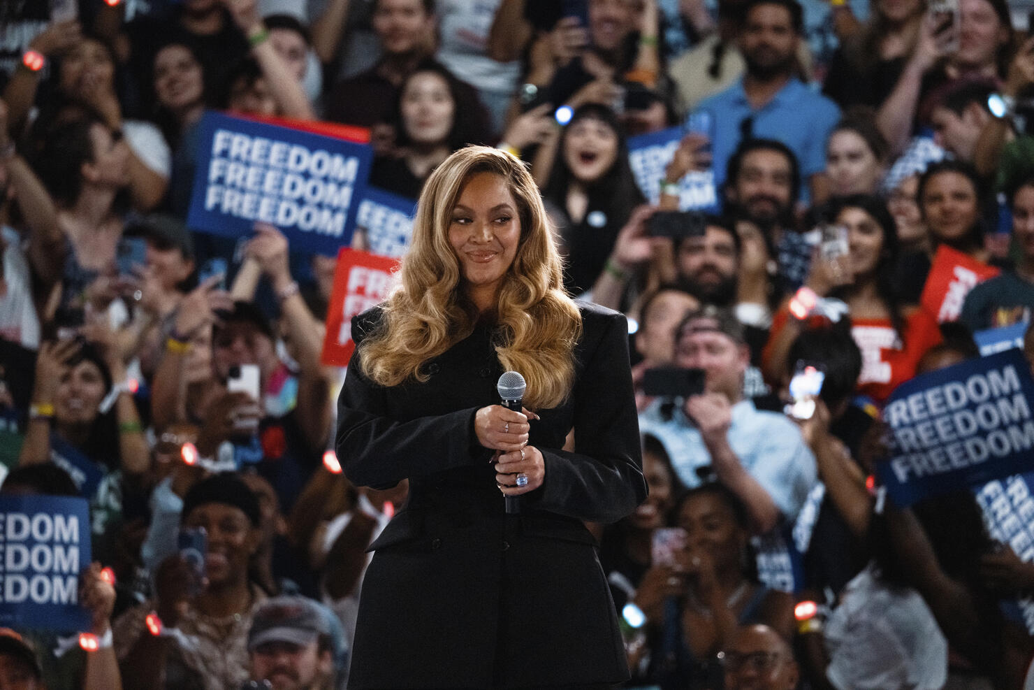 Kamala Harris Holds Rally In Houston, Texas Highlighting Support For Reproductive Rights