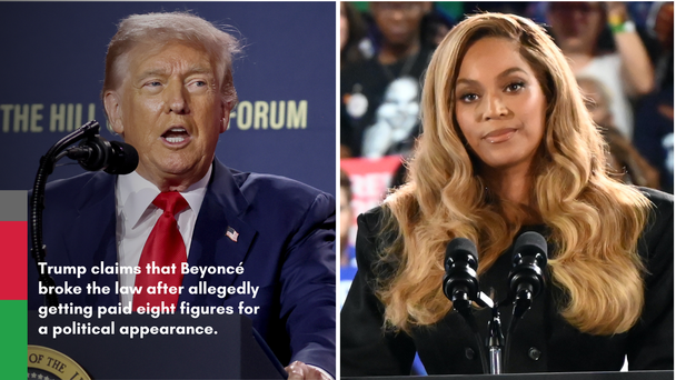 Trump Calls For Prosecution Of Beyoncé Over Nonexistent $11M Payment