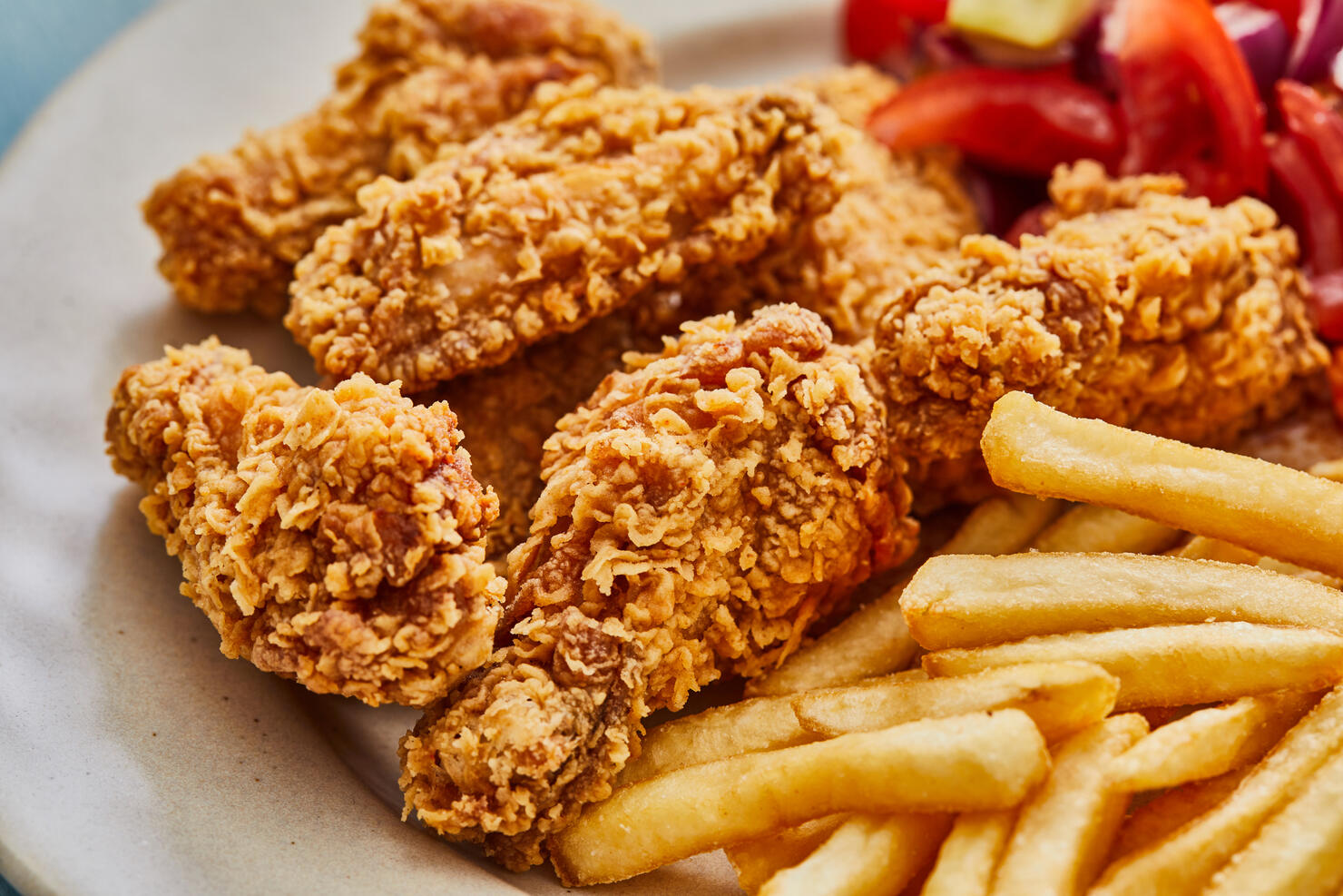 Fried chicken street food