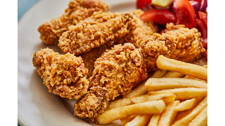 Fried chicken street food