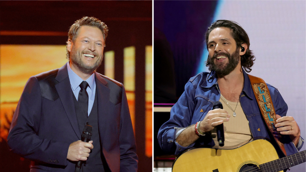Watch: Blake Shelton Pretends To Freeze In FaceTime Call With Thomas Rhett