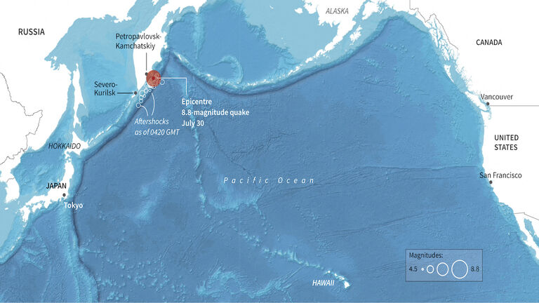 EARTHQUAKE-TSUNMAI-RUSSIA-JAPAN-PACIFIC