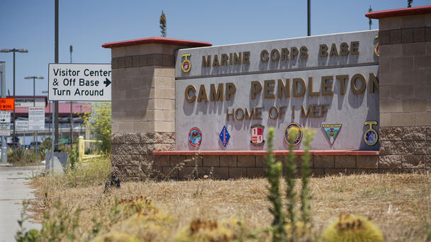 Developing: Huge Police Presence At Camp Pendleton