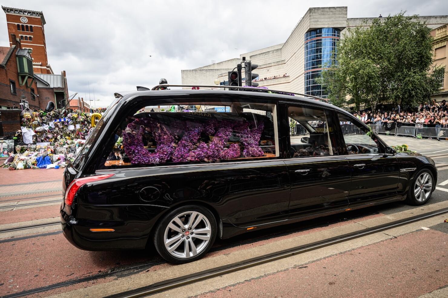 Heavy Metal Legend Ozzy Osbourne's Cortege Travels Through His Home City Of Birmingham