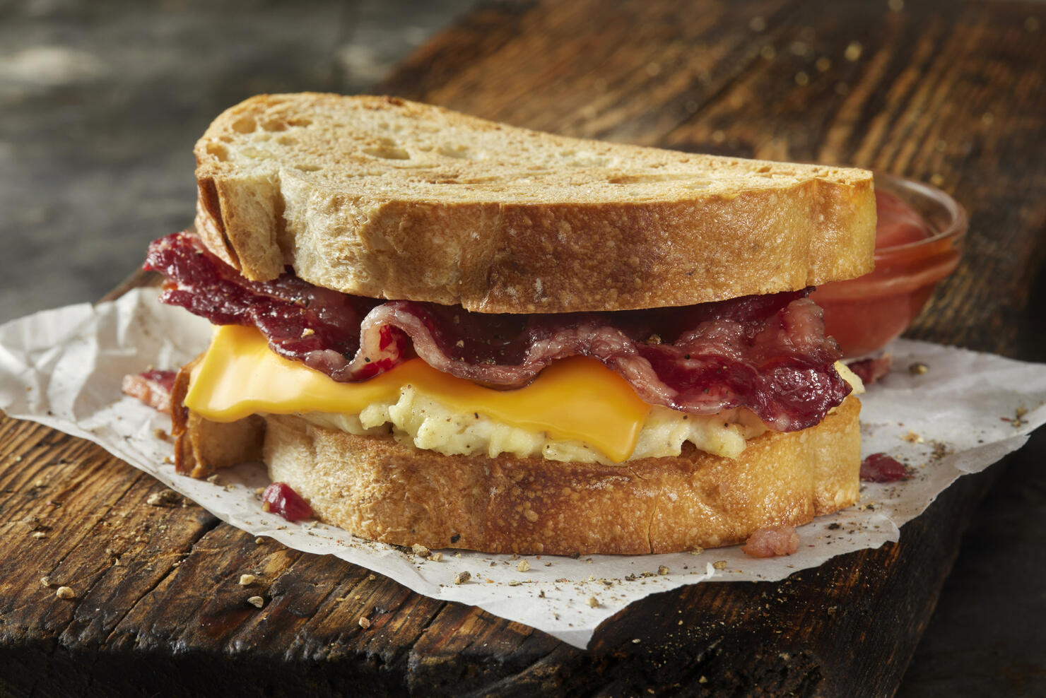 BEEF Bacon Breakfast Sandwich
