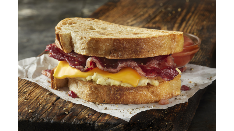 BEEF Bacon Breakfast Sandwich