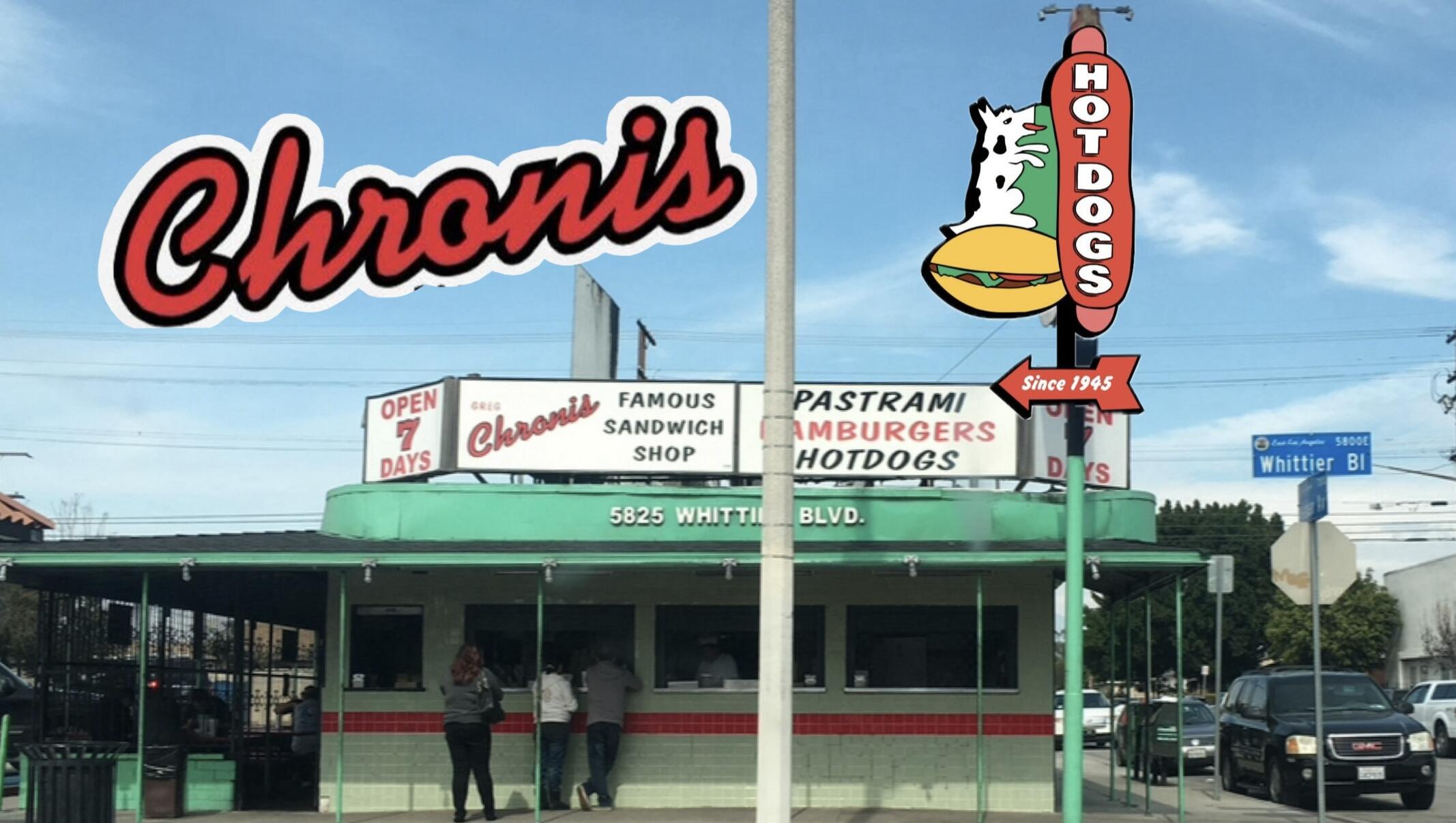 LA Landmark "Chronis Famous Sandwich Shop" In East LA Celebrates 80 Years