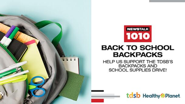 NEWSTALK 1010's Back To School Backpacks